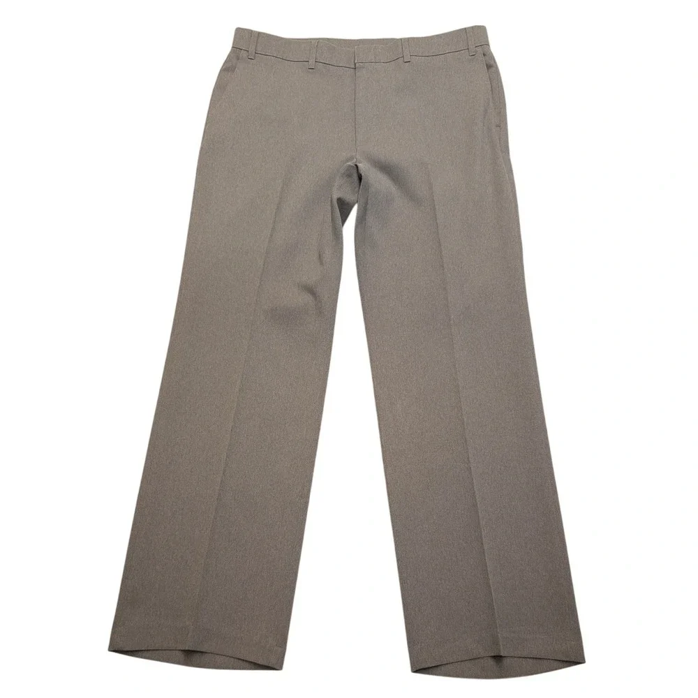 Vintage Levis Action Slacks Mens 36x32 Taupe Sta-Prest Straight Leg Trousers